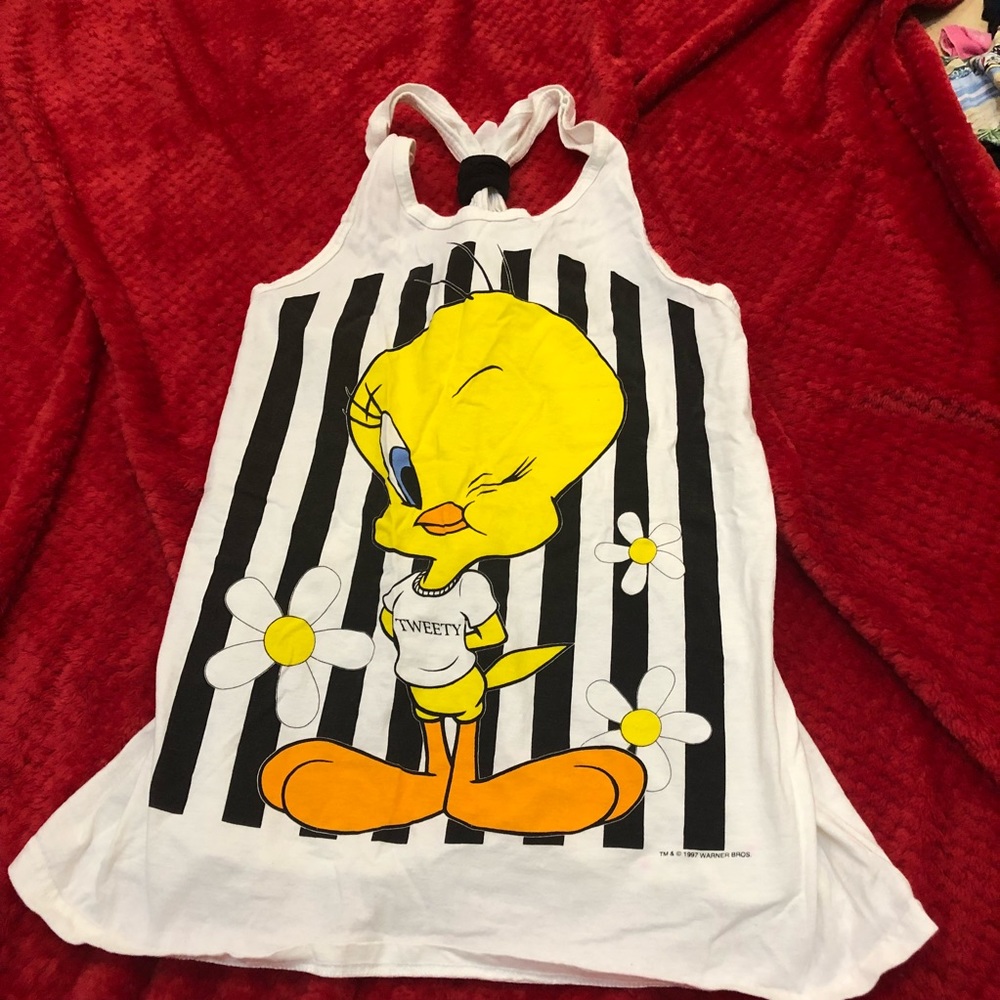 Vintage looney toons swim cover up